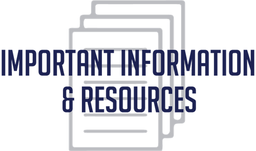 Important Information & Resources 